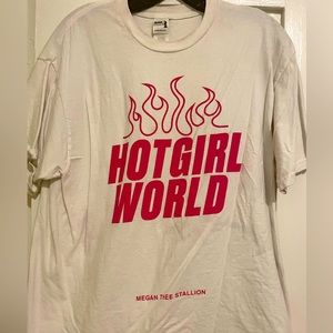 Official Megan Thee Stallion Hot Girl World Shirt (L)